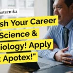 Life Science & Microbiology Executive Jobs at Apotex, Apply Online "Unleash Your Career in Life Science & Microbiology! Apply Now at Apotex!"