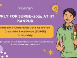 SURGE-2024 IIT Kanpur Registrations - Apply Online