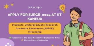SURGE-2024 IIT Kanpur Registrations - Apply Online