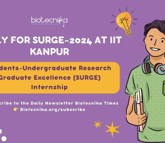 SURGE-2024 IIT Kanpur Registrations - Apply Online