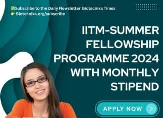 IITM-Summer Fellowship Programme 2024