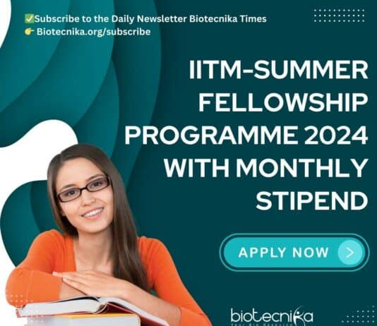 IITM-Summer Fellowship Programme 2024