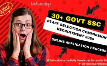 30+ Govt SSC Staff Selection Commission Recruitment 2024, Online Application Process SSC Staff Selection 2024