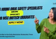 TCS Drug Safety Job