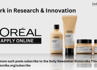 L'Oreal Research & Innovation Job