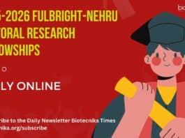 2025-2026 Fulbright-Nehru Doctoral