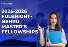 2025-2026 Fulbright-Nehru Master’s Fellowships