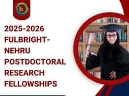 2025-2026 Fulbright-Nehru Postdoctoral