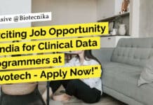 BSc Life Science Clinical Data Programmer Job Opening at Novotech
