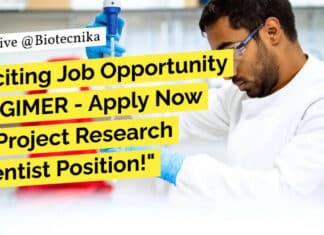 "Exciting Job Opportunity at PGIMER - Apply Now for Project Research Scientist Position!"