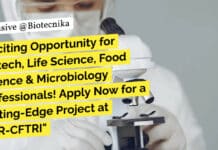 "Exciting Opportunity for Biotech, Life Science, Food Science & Microbiology Professionals! Apply Now for a Cutting-Edge Project at CSIR-CFTRI"