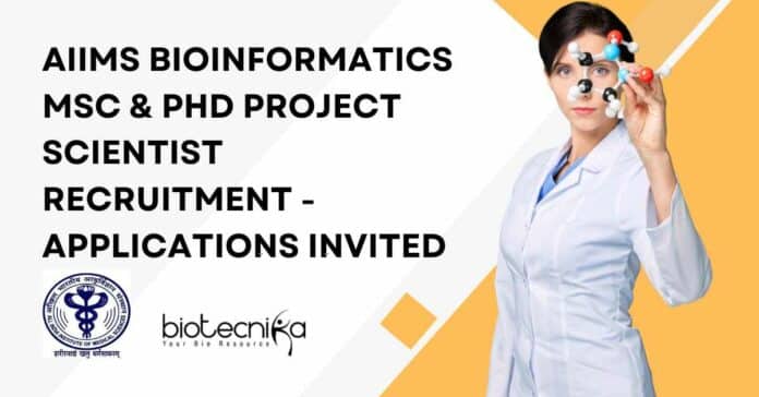 AIIMS Bioinformatics Project Scientist