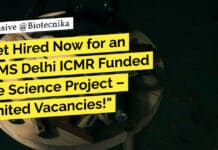 "Get Hired Now for an AIIMS Delhi ICMR Funded Life Science Project – Limited Vacancies!"