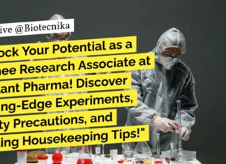 "Unlock Your Potential as a Trainee Research Associate at Jubilant Pharma! Discover Cutting-Edge Experiments, Safety Precautions, and Exciting Housekeeping Tips!"