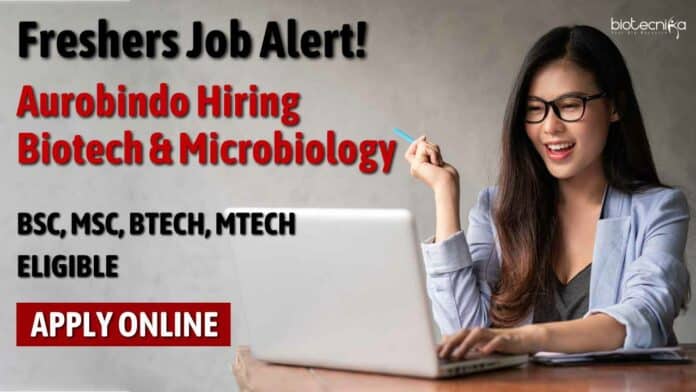 Aurobindo Pharma Freshers Job