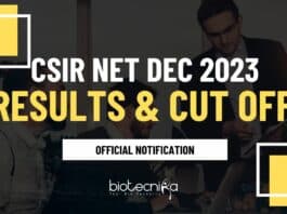 CSIR NET Dec 2023 Results