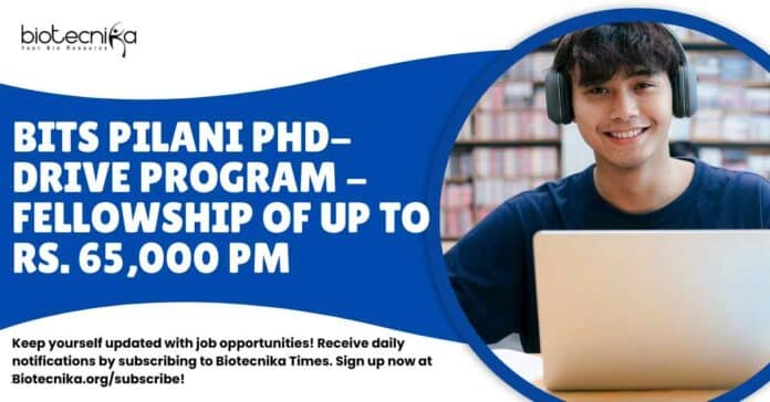 BITS Pilani PhD-DRIVE Program