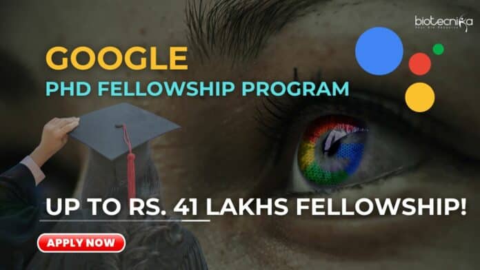 Google PhD Fellowship 2024