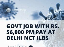 ILBS Project Job Opening - Life Science Apply Now