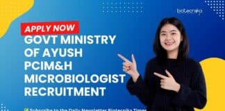 Govt PCIM&H Microbiologist Recruitment