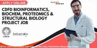 CDFD Bioinformatics Job Opening