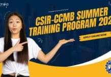 CSIR-CCMB Summer Training Program 2024