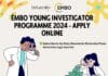 EMBO Young Investigator Programme 2024 – Apply Online EMBO Young Investigator Programme