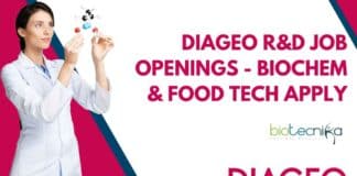 DIAGEO R&D Job Openings