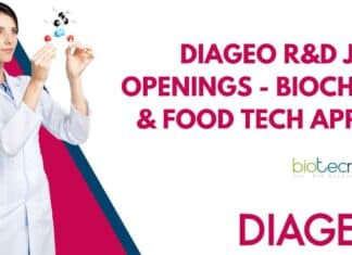 DIAGEO R&D Job Openings
