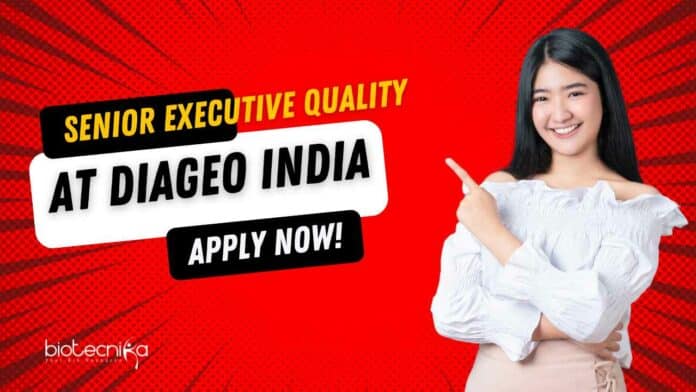 DIAGEO Quality Exec Jobs