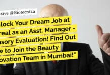 L’Oréal Research & Innovation Food Science Sensory Evaluation Manger Job – Apply Online "Unlock Your Dream Job at L'Oreal as an Asst. Manager - Sensory Evaluation! Find Out How to Join the Beauty Innovation Team in Mumbai!"