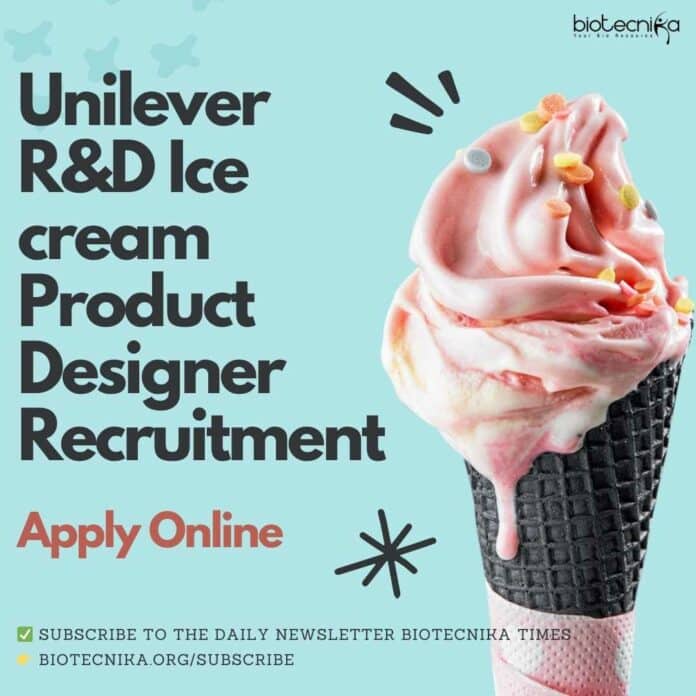 Food Sciences Job Unilever