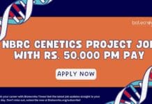 NBRC Genetics Project Job