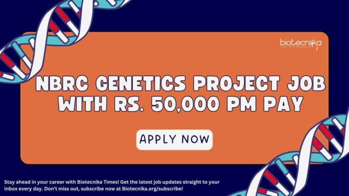 NBRC Genetics Project Job