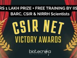 CSIR NET Victory Awards