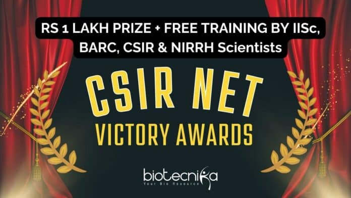 CSIR NET Victory Awards