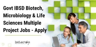 Govt IBSD Project Vacancies