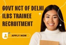 Govt ILBS Trainee Job