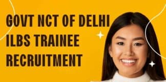 Govt ILBS Trainee Job