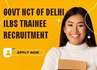 Govt ILBS Trainee Job