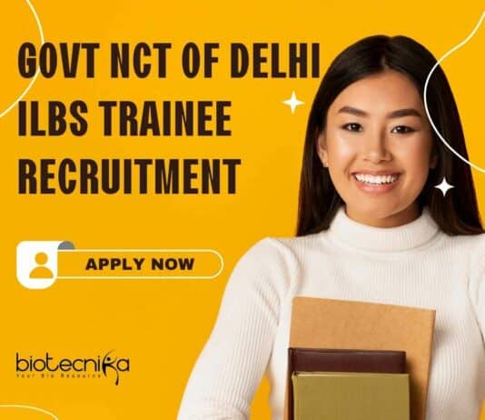 Govt ILBS Trainee Job