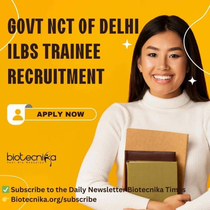 Govt ILBS Trainee Job