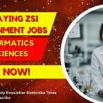 Govt ZSI Bioinformatics Job