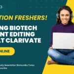 Freshers Biotech Content Editing