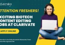 Freshers Biotech Content Editing