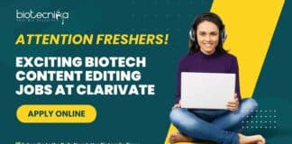 Freshers Biotech Content Editing