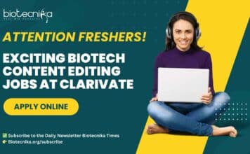 Freshers Biotech Content Editing