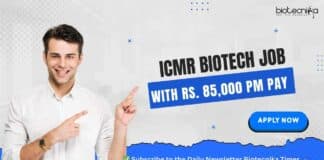 ICMR Biotech Job