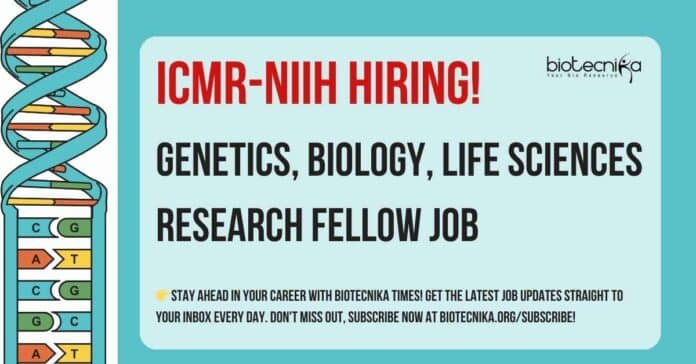 ICMR-NIIH Genetics Job