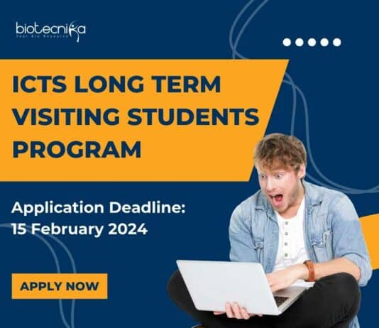ICTS LONG TERM VISITING STUDENTS PROGRAM